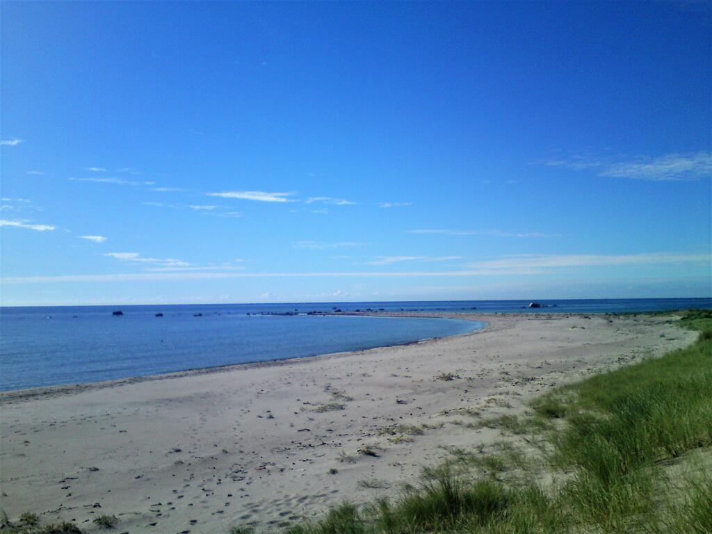 Oversiktsbilde av stranden