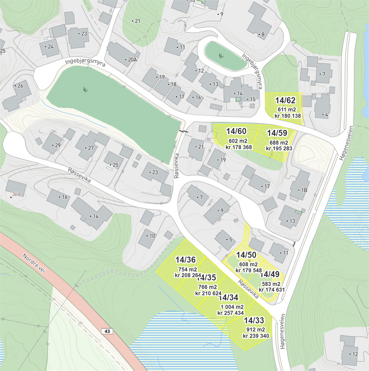 Kart over Biland - Klikk for stort bilde