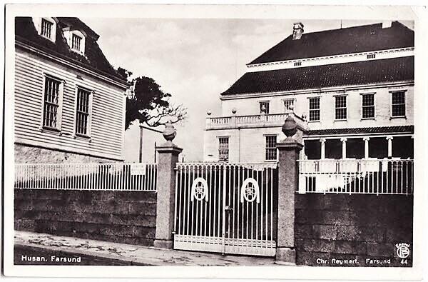 Borggården bildet tatt i 1944 - Klikk for stort bilde